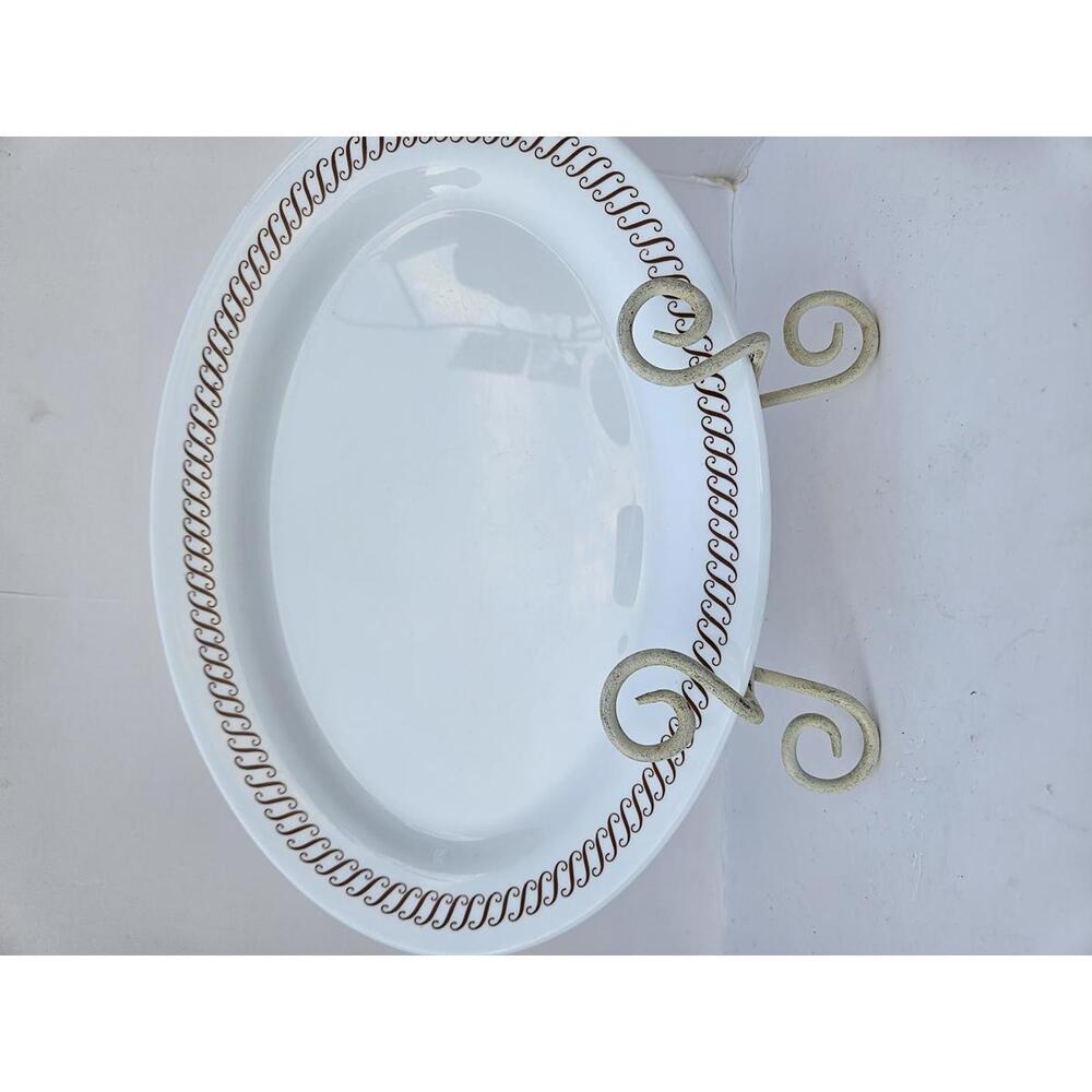 Arcopal "Scoubidou" Oval Serving Platter - ARC France